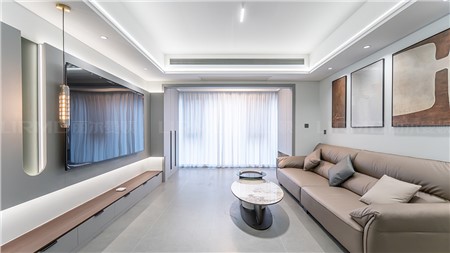 18w打造現(xiàn)代風格的家140m² | 麗爾曼頓全房全屋定制