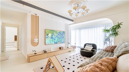 10.8w打造原木奶油風格的家105m² | 麗爾曼頓全房全屋定制